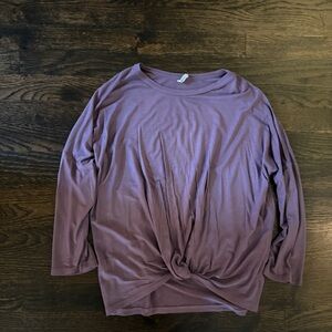 GtOG Kids Long Sleeve Top in Dusty Purple